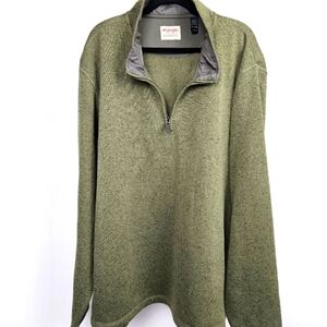 Men's Wrangler Authentics Long Sleeve Fleece Sweater Size 2XL.